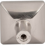 1-1/4'' Overall Length Brushed Gold Walker 1 Square Knob