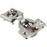 Hardware Resources - 105degree 1/2'' Overlay DURA-CLOSE Self-close Compact Hinge without Dowels - Nickel