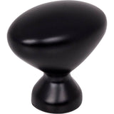Hardware Resources - 1-1/4'' Overall Length Matte Black Oval Merryville Cabinet Knob - Matte Black