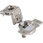 Hardware Resources - 105degree 1-1/2'' Overlay Heavy Duty DURA-CLOSE Soft-close Compact Hinge with Press-in 8 mm Dowels - Nickel