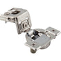 Hardware Resources - 105degree 1-3/8'' Overlay Heavy Duty DURA-CLOSE Soft-close Compact Hinge with Press-in 8 mm Dowels - Nickel