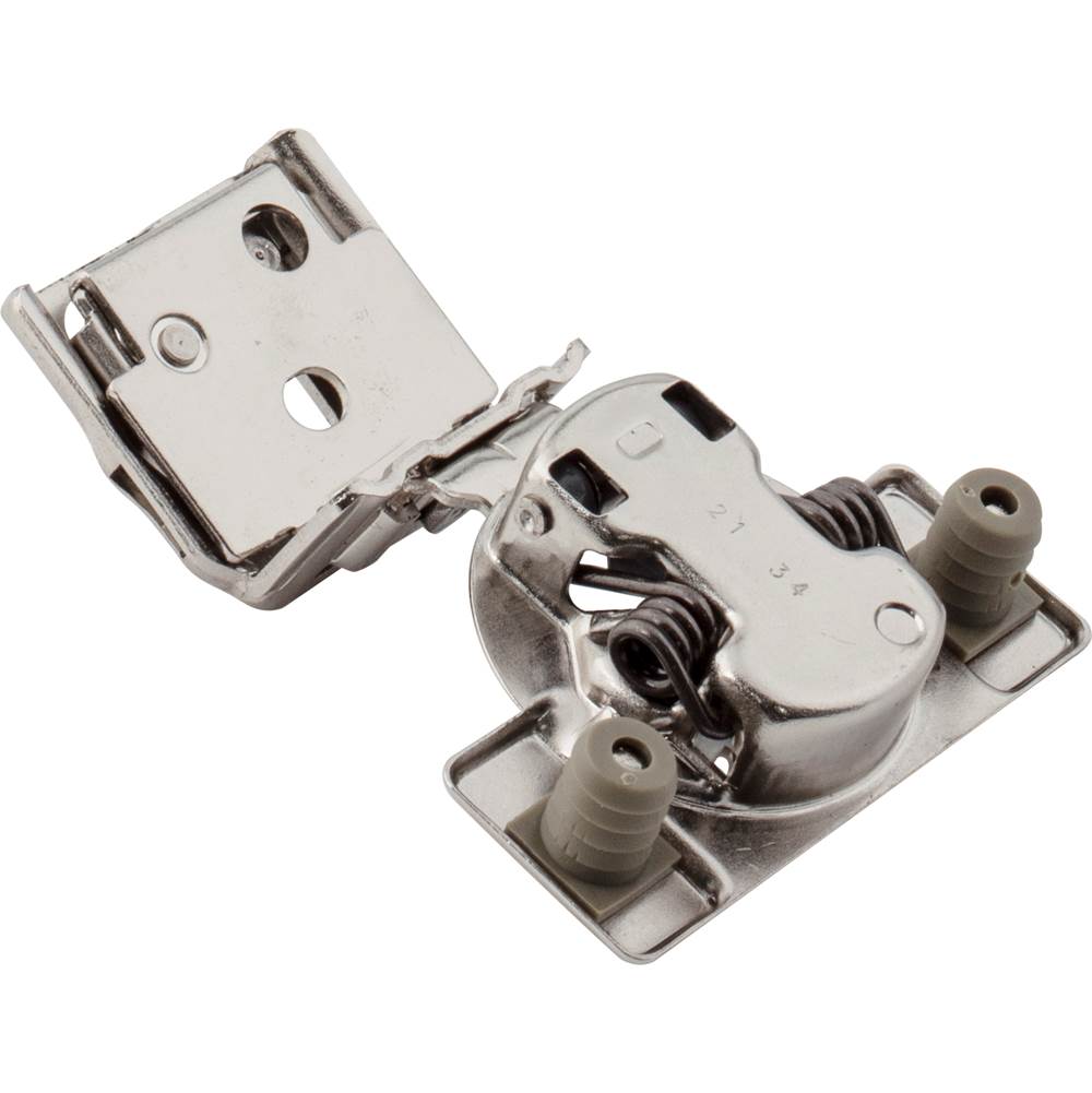105degree 1-1/4'' Overlay Heavy Duty DURA-CLOSE Soft-close Compact Hinge with 2 Cleats and Press-in 8mm Dowels.