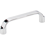 Hardware Resources - 96 mm Center-to-Center Polished Chrome Brenton Cabinet Pull - Polished Chrome