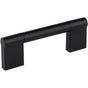 Hardware Resources - 96 mm Center-to-Center Matte Black Knox Cabinet Bar Pull - Matte Black