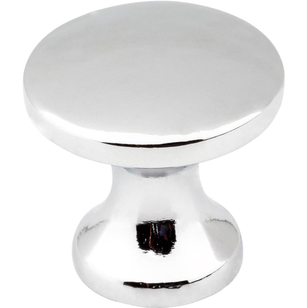 Hardware Resources - 1'' Diameter Polished Chrome Slade Cabinet Mushroom Knob - Polished Chrome