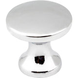 Hardware Resources - 1'' Diameter Polished Chrome Slade Cabinet Mushroom Knob - Polished Chrome