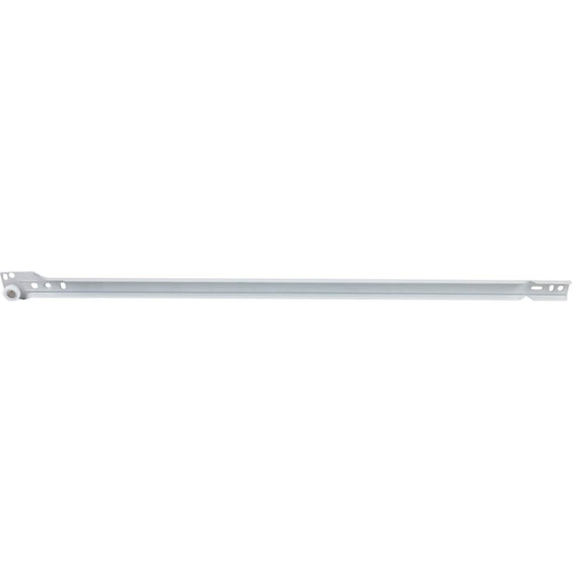 Hardware Resources - 22-5/8'' (575 mm) Single Captive V-Notch Non-self-closing 3/4 extension Side Mount Epoxy Split Slide - Cabinet Left - White