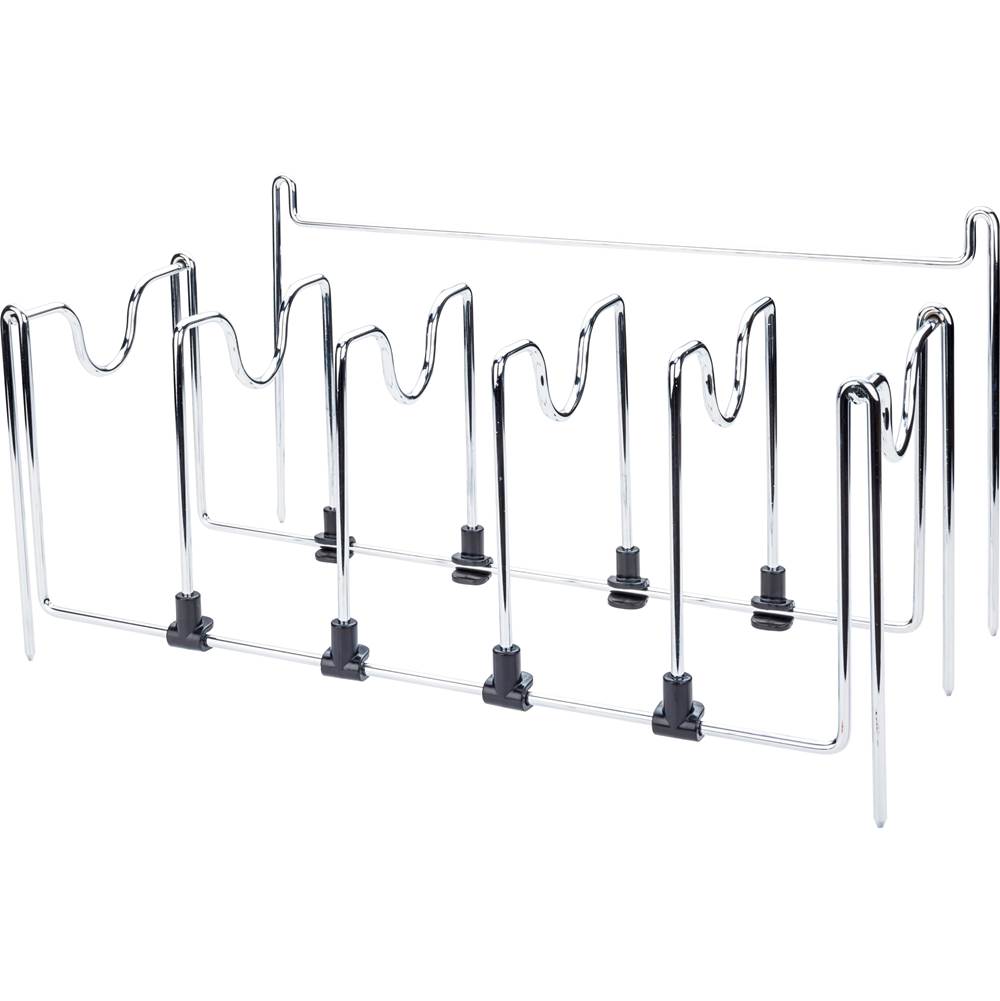 Hardware Resources - Pot Organizer Insert for Peg Board Drawer Insert - Polished Chrome
