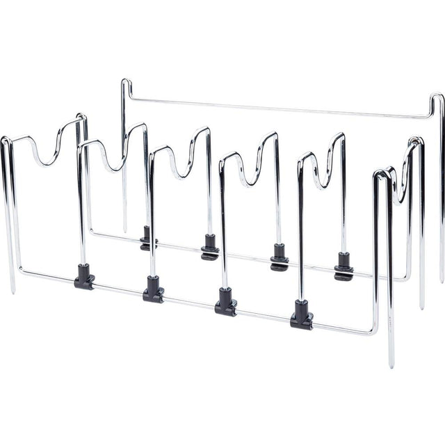 Hardware Resources - Pot Organizer Insert for Peg Board Drawer Insert - Polished Chrome
