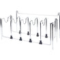 Hardware Resources - Pot Organizer Insert for Peg Board Drawer Insert - Polished Chrome
