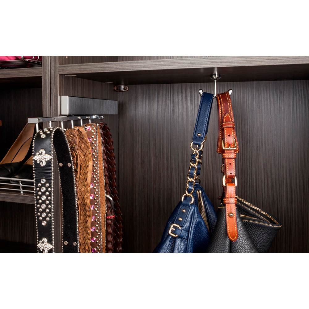 Brushed Oil Rubbed Bronze 12'' Sliding Belt Rack