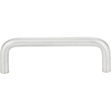 3-1/2'' Center-to-Center Brushed Chrome Torino Cabinet Wire Pull