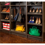 29'' Wide Dark Bronze Wire Shoe Fence for Shelving