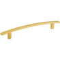 Hardware Resources - 160 mm Center-to-Center Brushed Gold Square Thatcher Cabinet Bar Pull - Brushed Gold