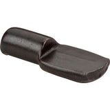 Hardware Resources - Black 1/4'' Spoon Shelf Support - Priced and Sold by the Thousand - Black