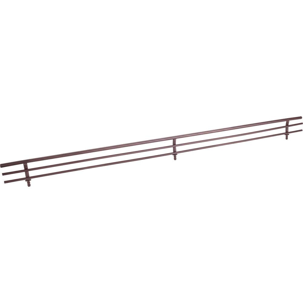 Hardware Resources - 23'' Wide Dark Bronze Wire Shoe Fence for Shelving - Dark Bronze
