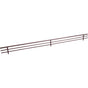 Hardware Resources - 23'' Wide Dark Bronze Wire Shoe Fence for Shelving - Dark Bronze