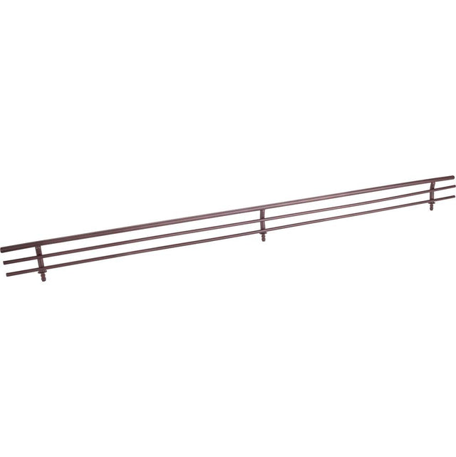 Hardware Resources - 29'' Wide Dark Bronze Wire Shoe Fence for Shelving - Dark Bronze