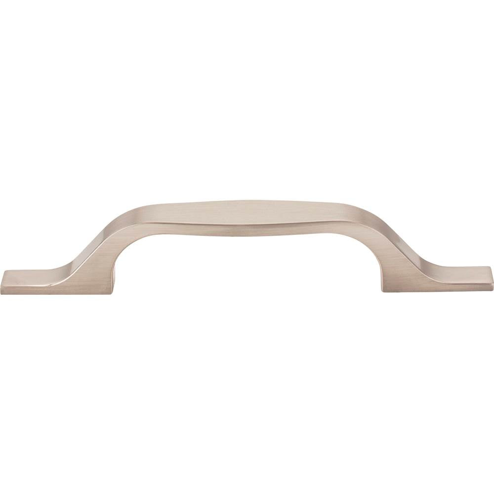 96 mm Center-to-Center Brushed Pewter Square Cosgrove Cabinet Pull