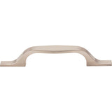 96 mm Center-to-Center Brushed Pewter Square Cosgrove Cabinet Pull