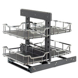 Hardware Resources - STORAGE WITH STYLE  15'' Polished Chrome Blind Corner Organizer - Polished Chrome
