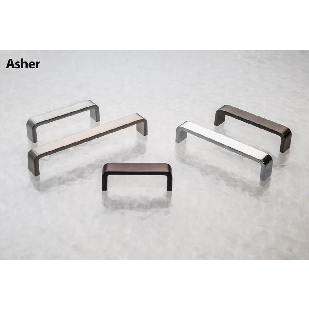 3'' Center-to-Center Brushed Chrome Square Asher Cabinet Pull