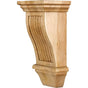 Hardware Resources - 5'' W x 4'' D x 10'' H Maple Renaissance Reed Corbel - Unfinished