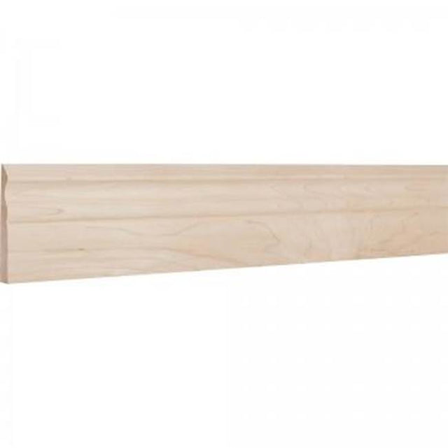 Hardware Resources - 5/8'' D x 4'' H Poplar Scalloped Edge Base Moulding - Unfinished