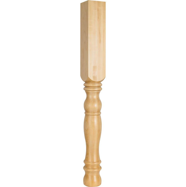 Hardware Resources - 3-1/2'' W x 3-1/2'' D x 35-1/2'' H Cherry Turned Leg - Unfinished