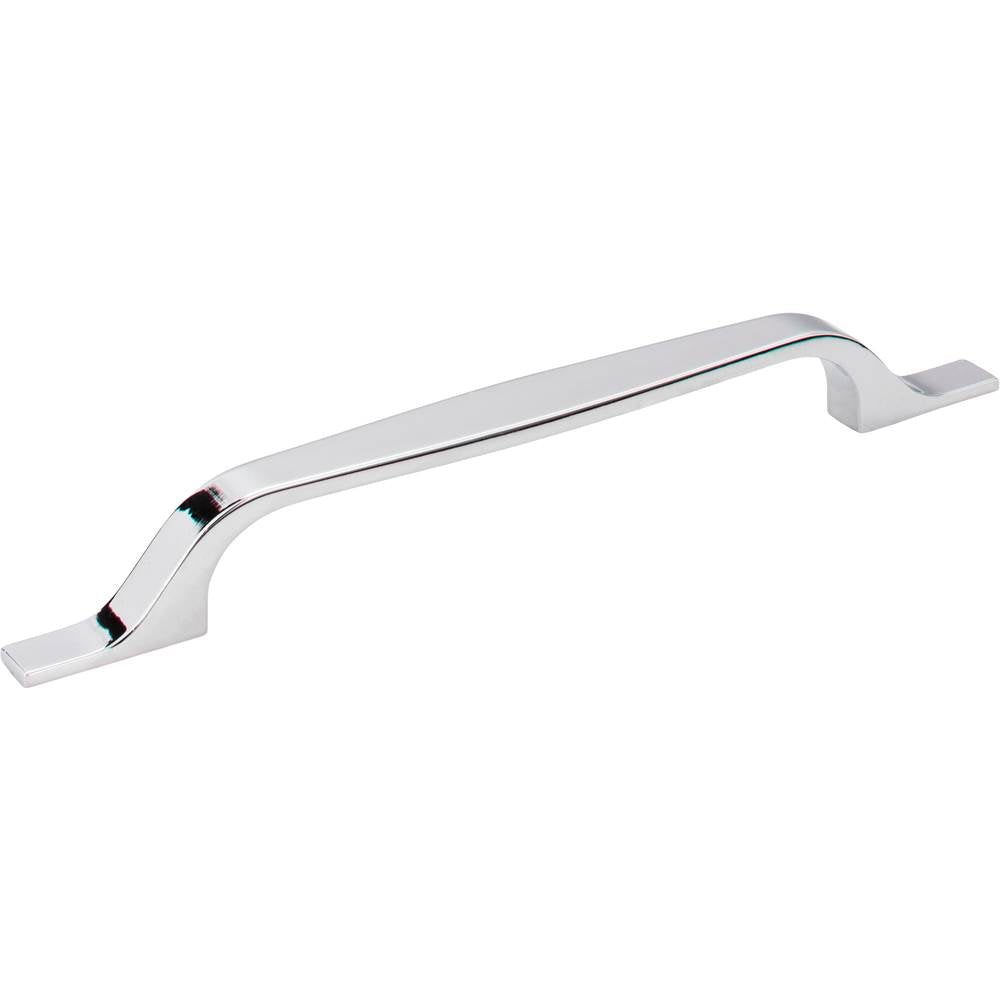 Hardware Resources - 160 mm Center-to-Center Polished Chrome Square Cosgrove Cabinet Pull - Polished Chrome