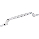 Hardware Resources - 160 mm Center-to-Center Polished Chrome Square Cosgrove Cabinet Pull - Polished Chrome