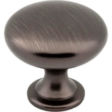 Hardware Resources - 1-3/16'' Diameter Brushed Pewter Madison Cabinet Mushroom Knob - Brushed Pewter