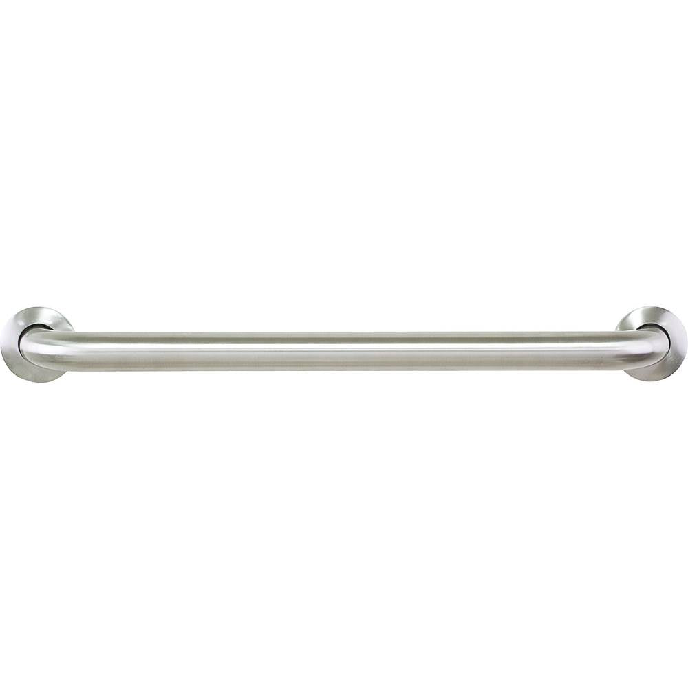 Hardware Resources - 24'' Stainless Steel Conceal Mount Grab Bar - Retail Packaged - Stainless Steel