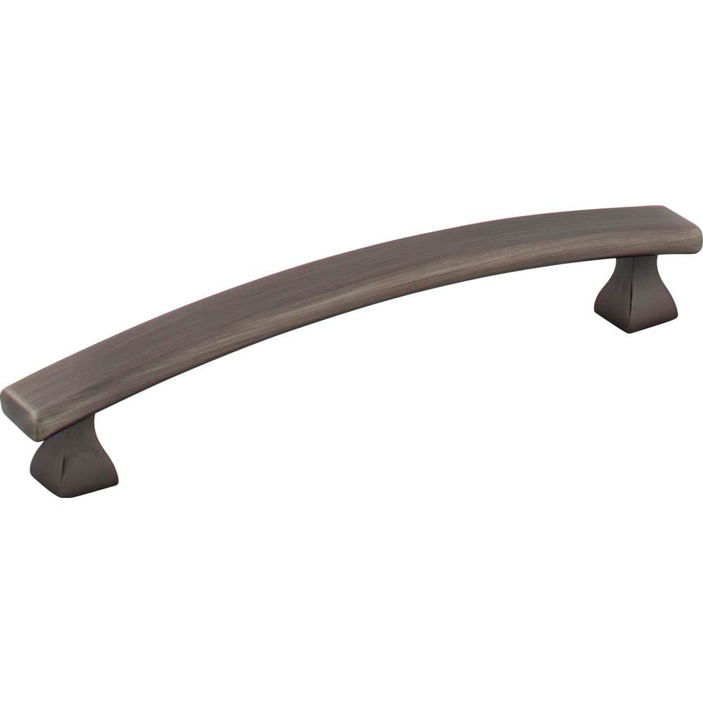 Hardware Resources - 128 mm Center-to-Center Brushed Pewter Square Hadly Cabinet Pull - Brushed Pewter