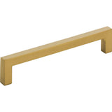 Hardware Resources - 128 mm Center-to-Center Satin Bronze Square Stanton Cabinet Bar Pull - Satin Bronze