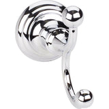 Hardware Resources - Fairview Polished Chrome Double Robe Hook - Retail Packaged - Polished Chrome