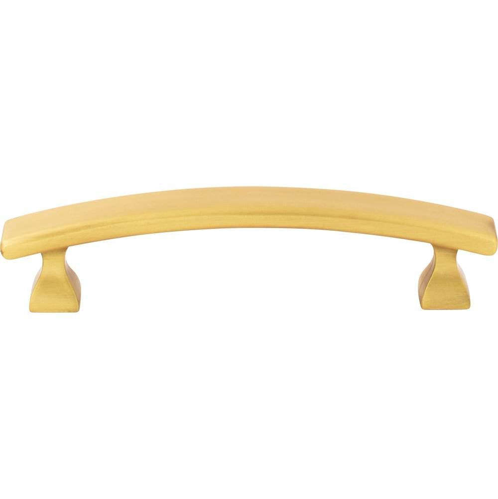 96 mm Center-to-Center Brushed Gold Square Hadly Cabinet Pull