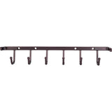 Hardware Resources - Brushed Oil Rubbed Bronze Screw-Mount Belt Rack - Brushed Oil Rubbed Bronze