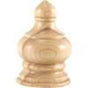 Hardware Resources - 2-1/4'' W x 1-1/8'' D x 11-1/4'' H Cherry Transition Finial - Unfinished