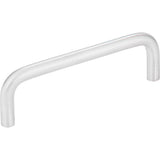 Hardware Resources - 96 mm Center-to-Center Brushed Chrome Torino Cabinet Wire Pull - Brushed Chrome