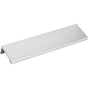 Hardware Resources - 6'' Overall Length Brushed Chrome Edgefield Cabinet Tab Pull - Brushed Chrome