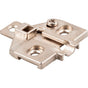 Hardware Resources - Heavy Duty 0 mm Screw Adj 3 Hole Zinc Die Cast Plate for 700, 725, 900 and 1750 Series Euro Hinges - Zinc