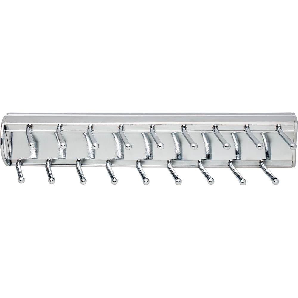 Hardware Resources - Polished Chrome 14'' Tie Rack - Polished Chrome