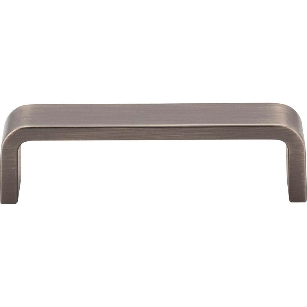 96 mm Center-to-Center Brushed Chrome Square Asher Cabinet Pull