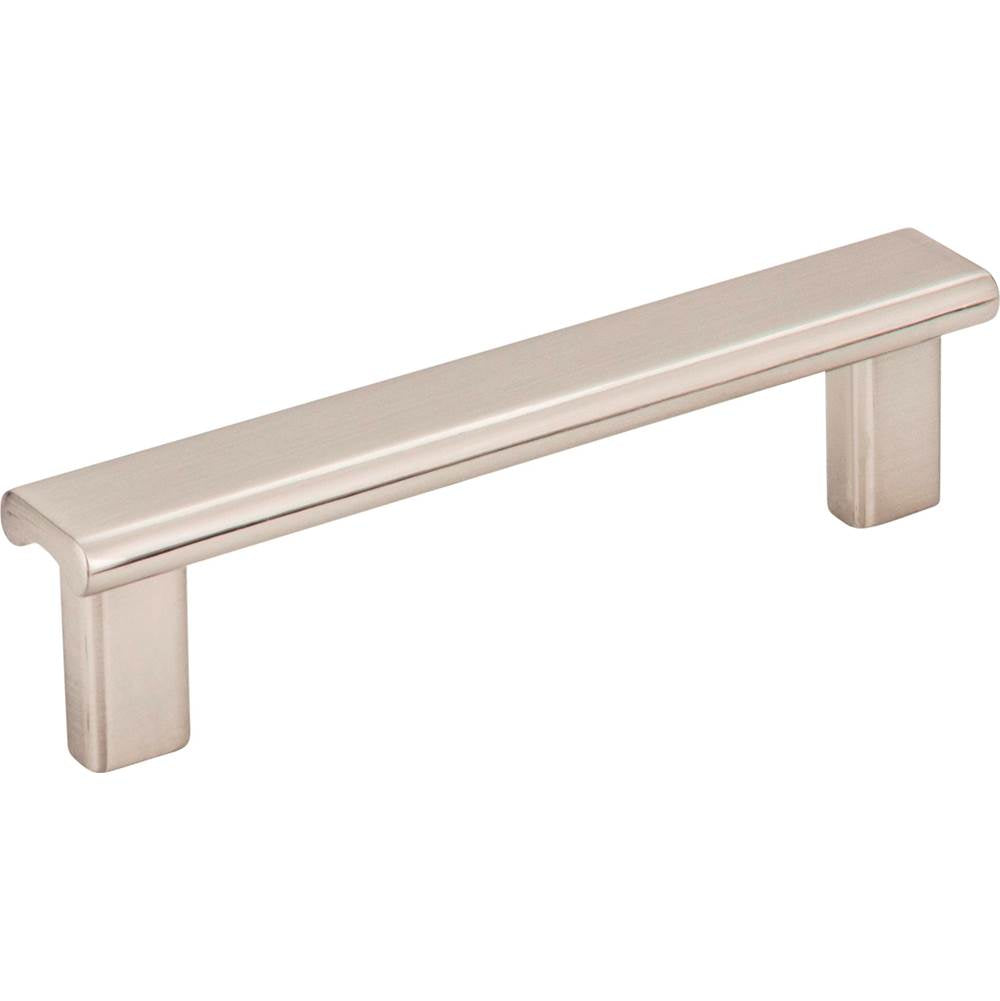Hardware Resources - 96 mm Center-to-Center Satin Nickel Square Park Cabinet Pull - Satin Nickel