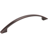 Hardware Resources - 128 mm Center-to-Center Brushed Oil Rubbed Bronze Arched Somerset Cabinet Pull - Brushed Oil Rubbed Bronze