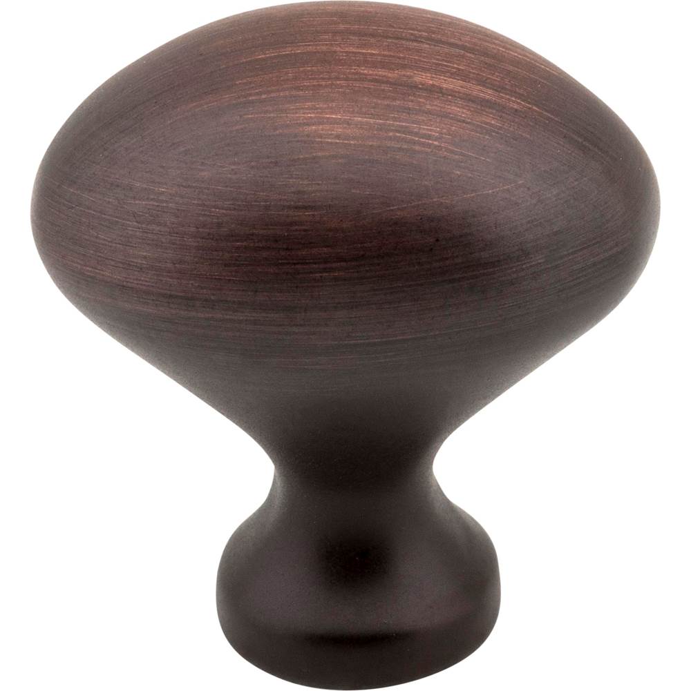 1-1/8'' Overall Length Brushed Pewter Oval Merryville Cabinet Knob