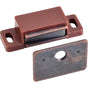 Hardware Resources - 15 lb Single Magnetic Catch Brown/Bronze, Retail Pack - Brown