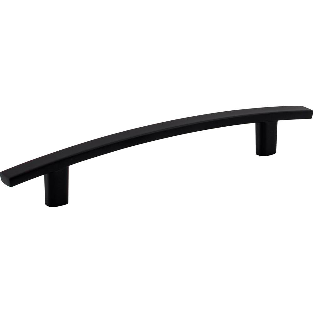 Hardware Resources - 128 mm Center-to-Center Matte Black Square Thatcher Cabinet Bar Pull - Matte Black