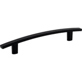 Hardware Resources - 128 mm Center-to-Center Matte Black Square Thatcher Cabinet Bar Pull - Matte Black
